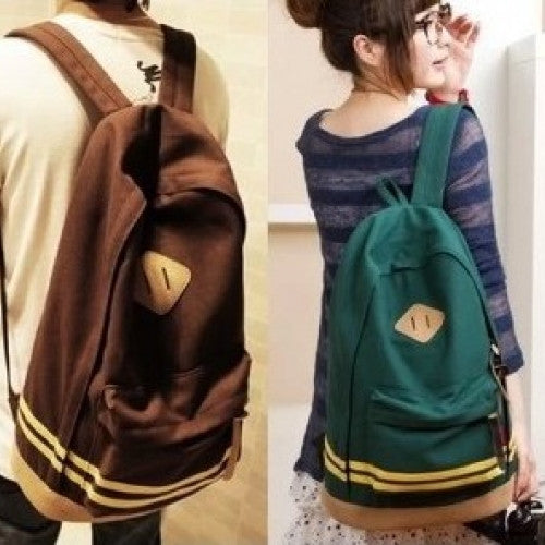 Unisex Travel Backpack Canvas Leisure Bag