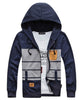 Men Fashion Autumn Patchwork Jacket