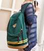 Unisex Travel Backpack Canvas Leisure Bag